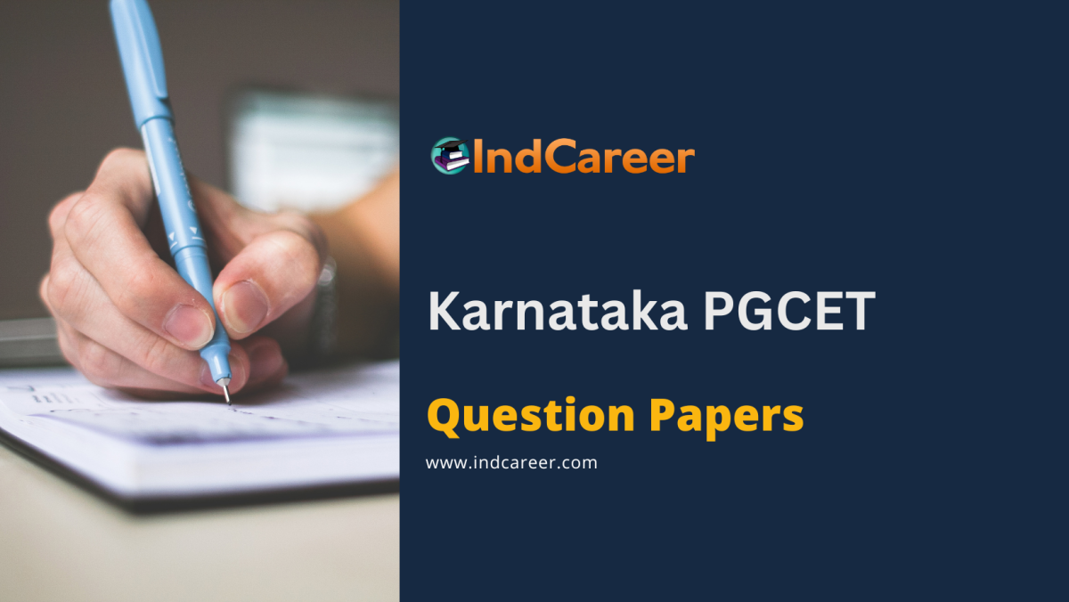 Karnataka PGCET Previous Year Question Papers