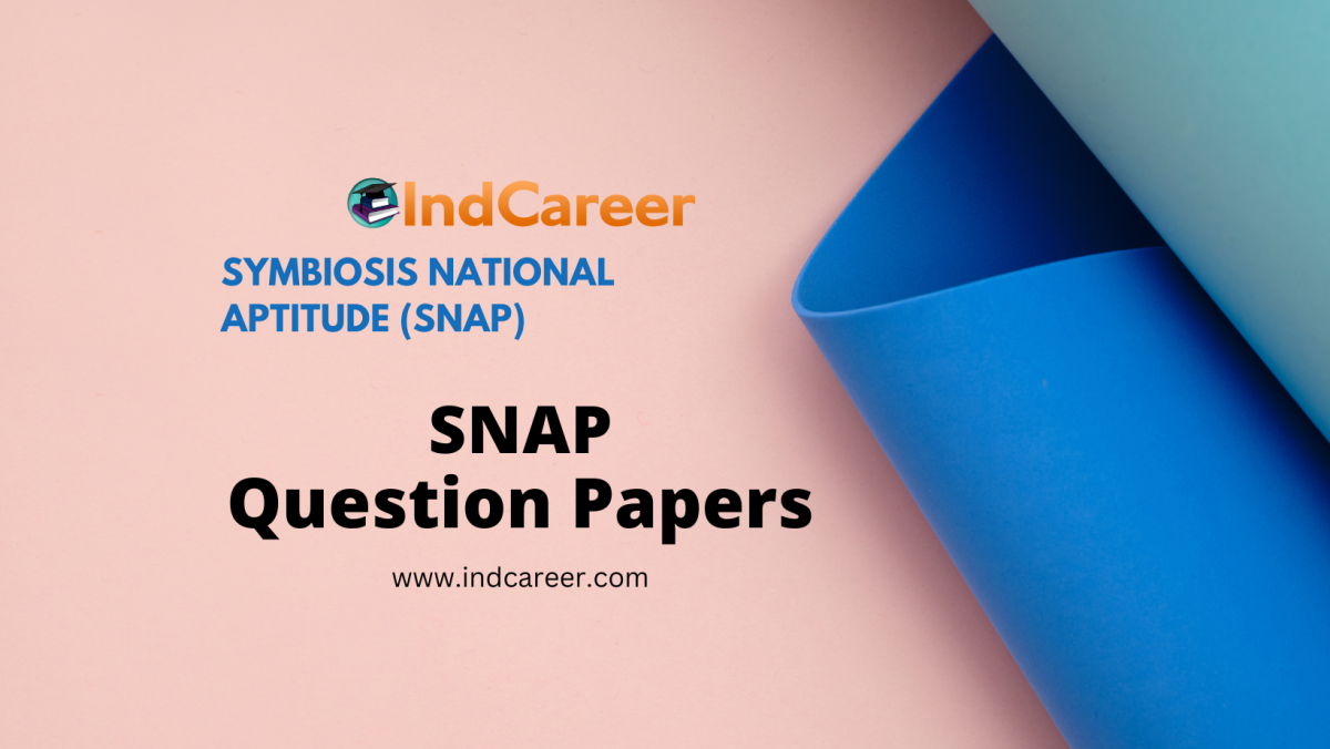SNAP Question Papers