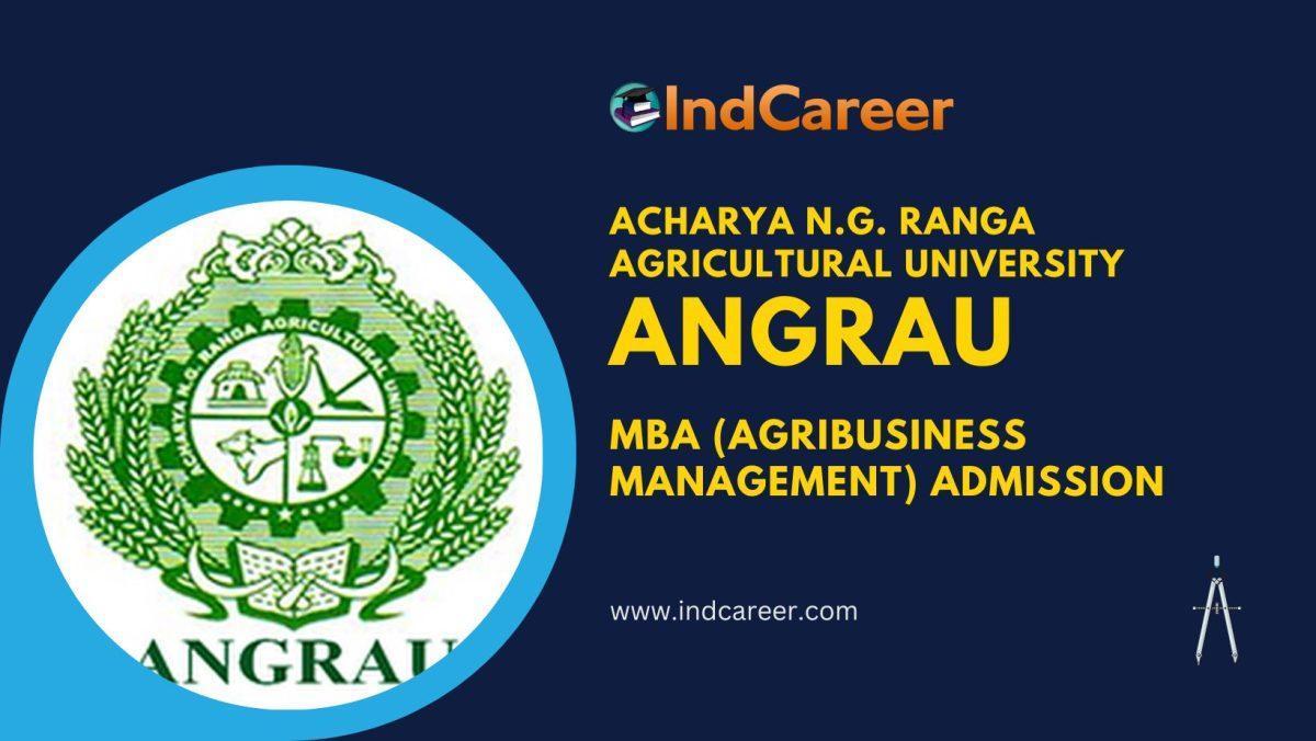 Admission Notification for MBA (Agribusiness Management) Programs