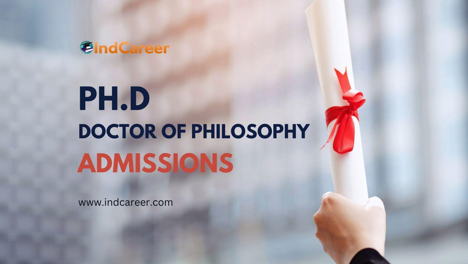 PhD Admissions