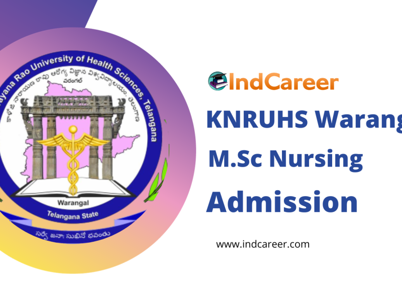 KNRUHS M.Sc Nursing Programme Admission