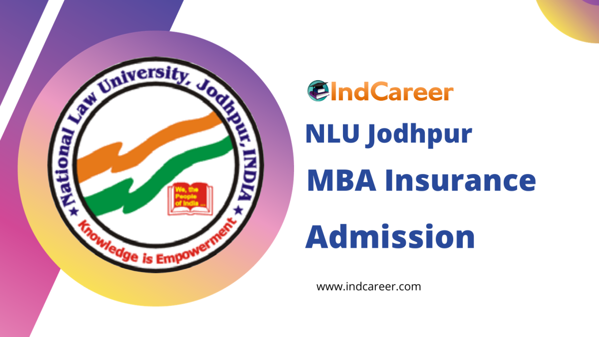 National Law University (NLU), Jodhpur MBA Insurance Admission