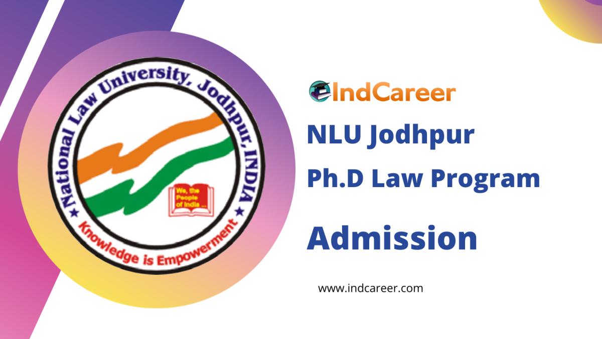 National Law University, Jodhpur Ph.D Law Program Admission