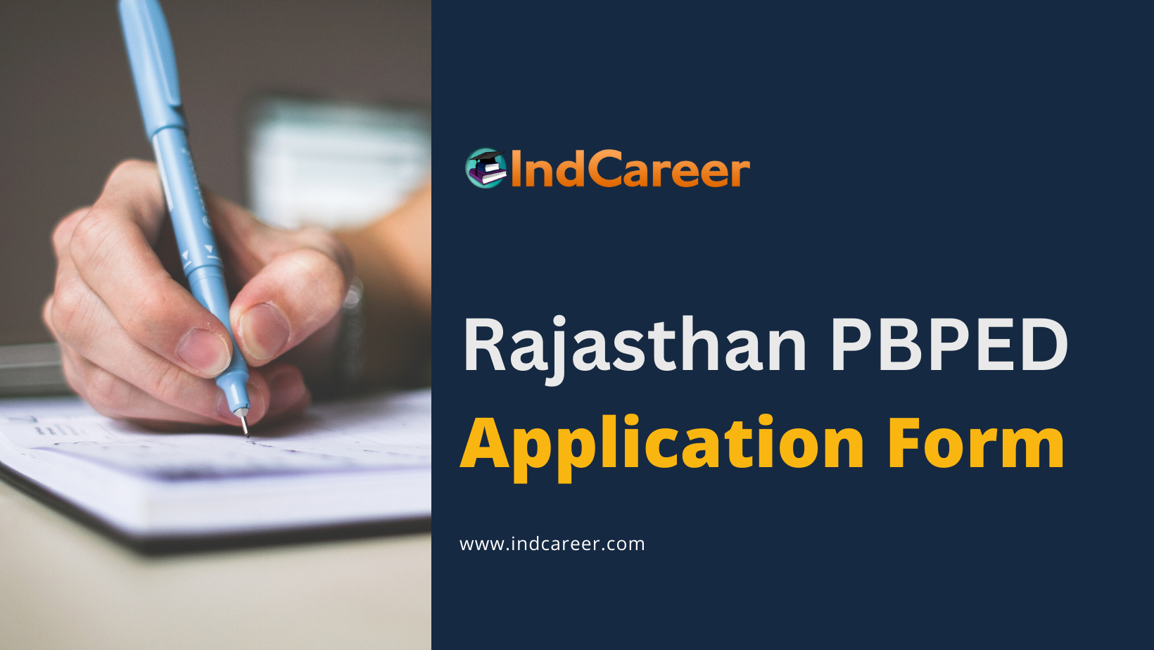 Rajasthan PBPED Application Form