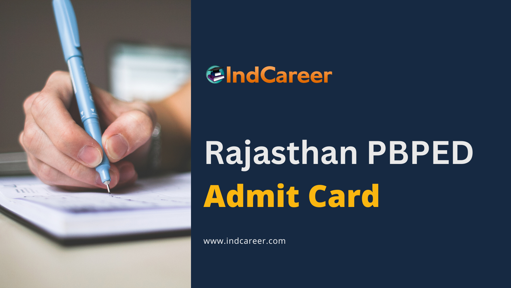 Rajasthan PBPED Admit Card