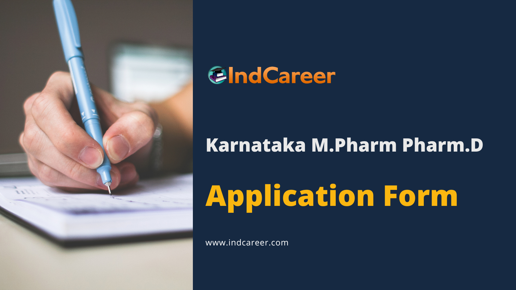 Karnataka M.Pharm Pharm D Application Form