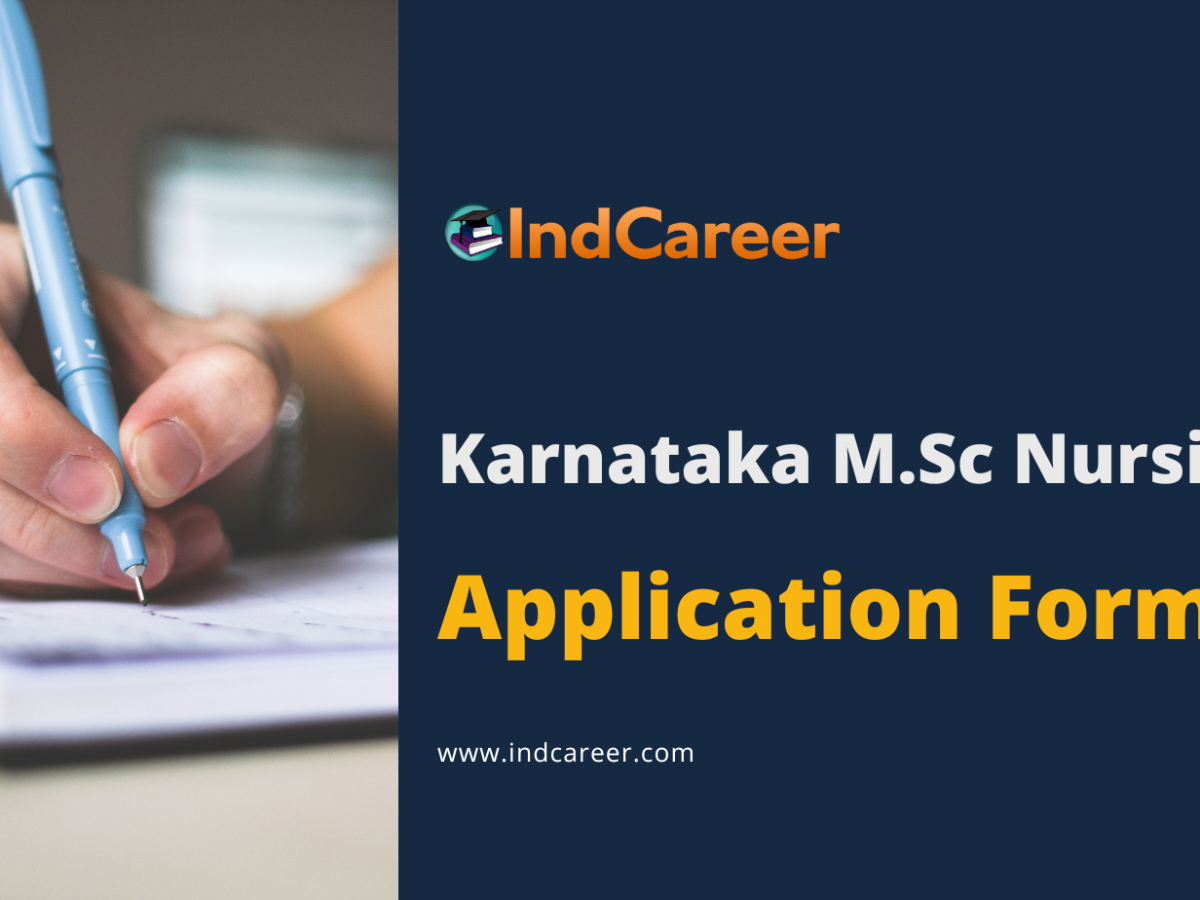 Karnataka M.Sc Nursing Application Form