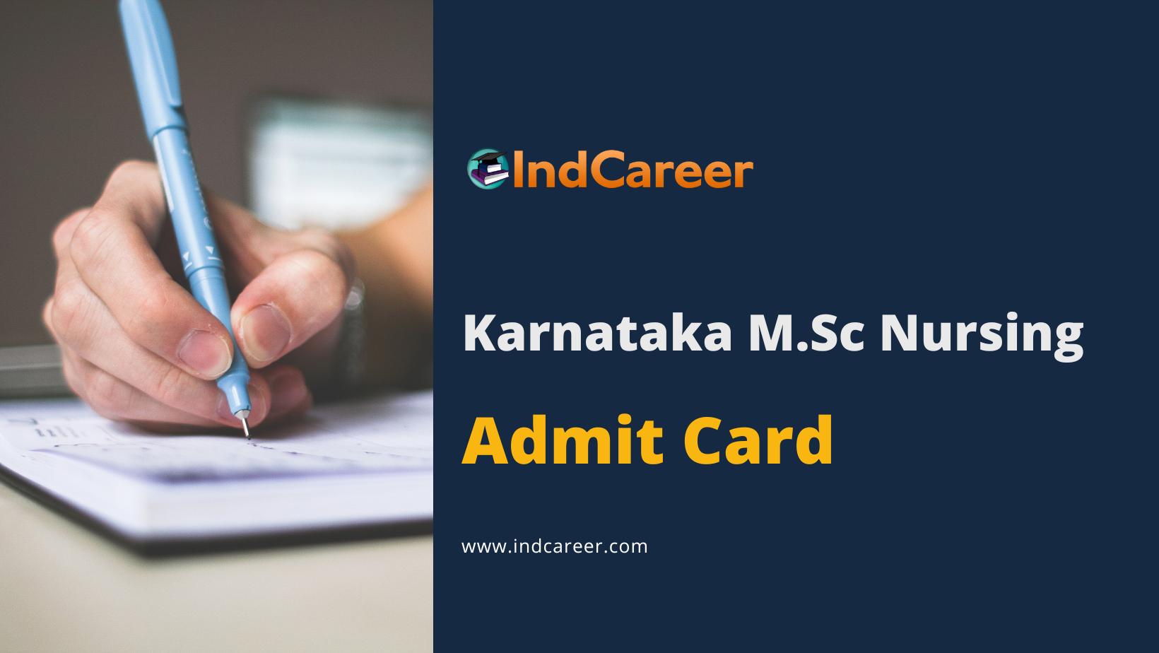 Karnataka M.Sc Nursing Admit Card