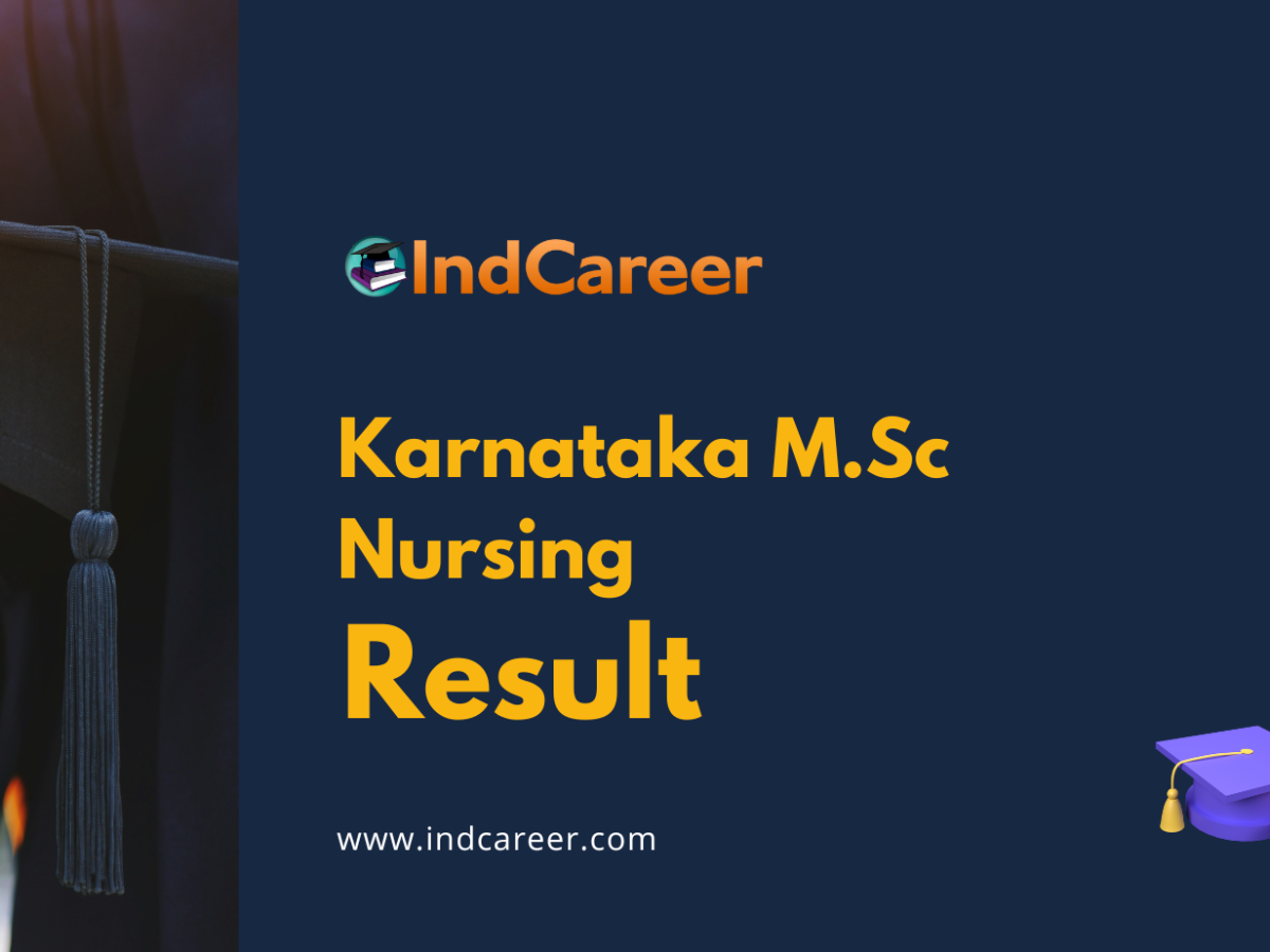 Karnataka M.Sc Nursing Result