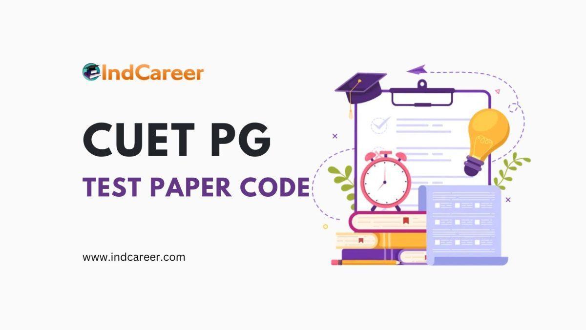 CUET PG Test Paper Code