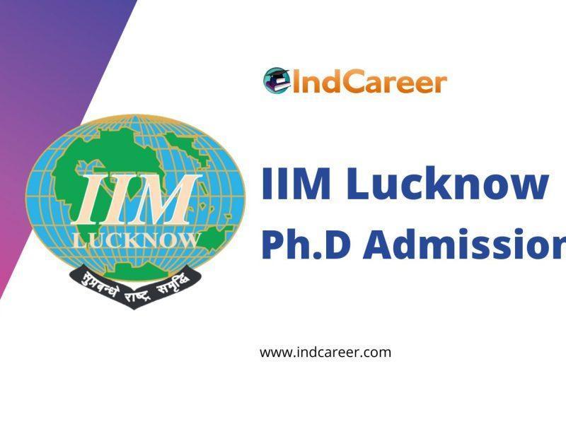 IIM Lucknow PhD Admission