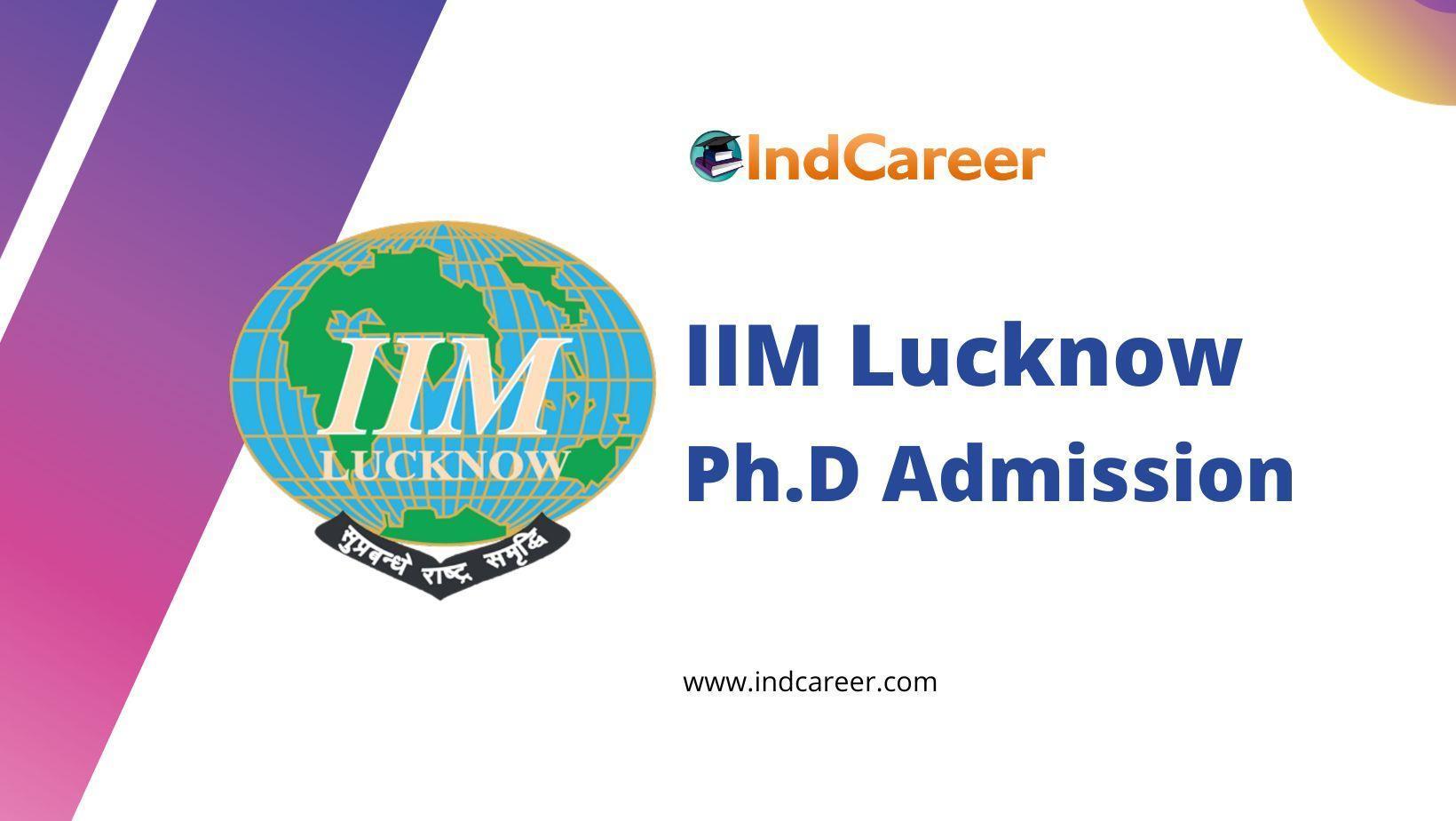 IIM Lucknow PhD Admission