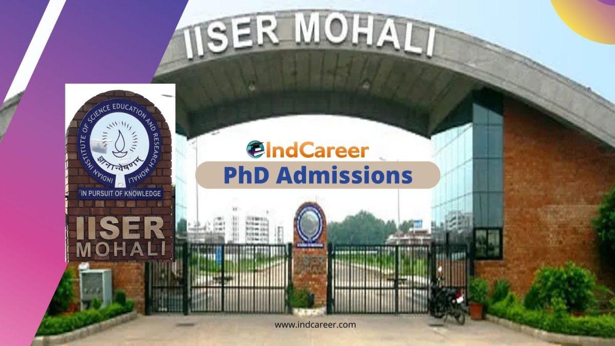 IISER Mohali PhD Admissions