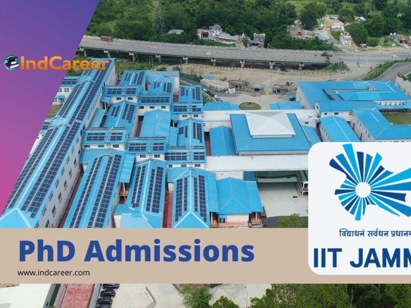 IIT Jammu PhD Admission