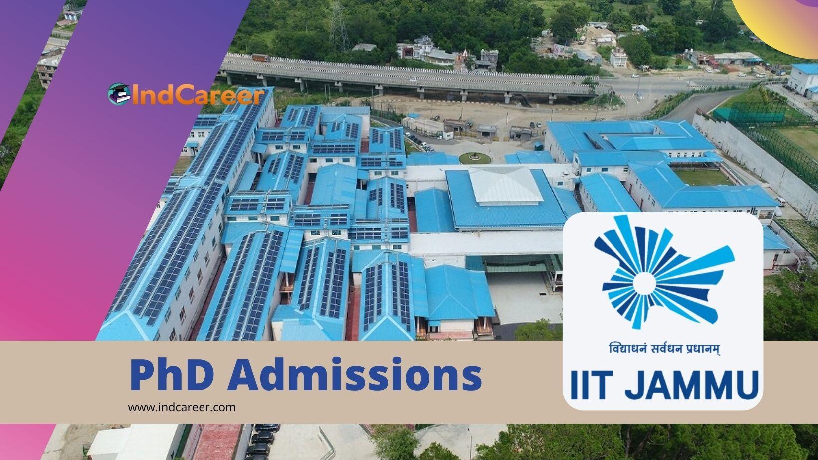 IIT Jammu PhD Admission