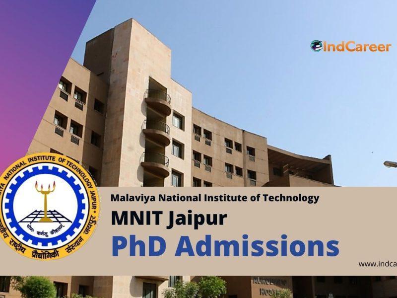 MNIT Jaipur PhD Admission: Application Dates, Eligibility, and Application Process