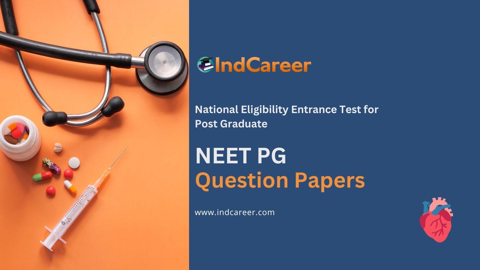 NEET PG 2023 Previous Year Questions