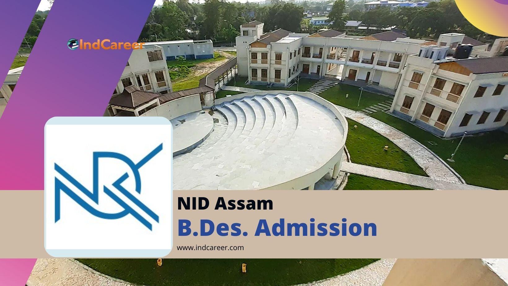 NID Assam B.Des. Admission