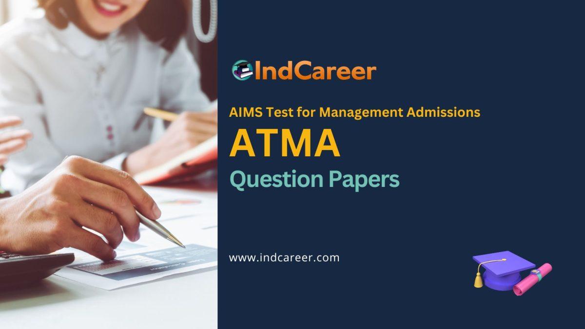 ATMA Question Papers