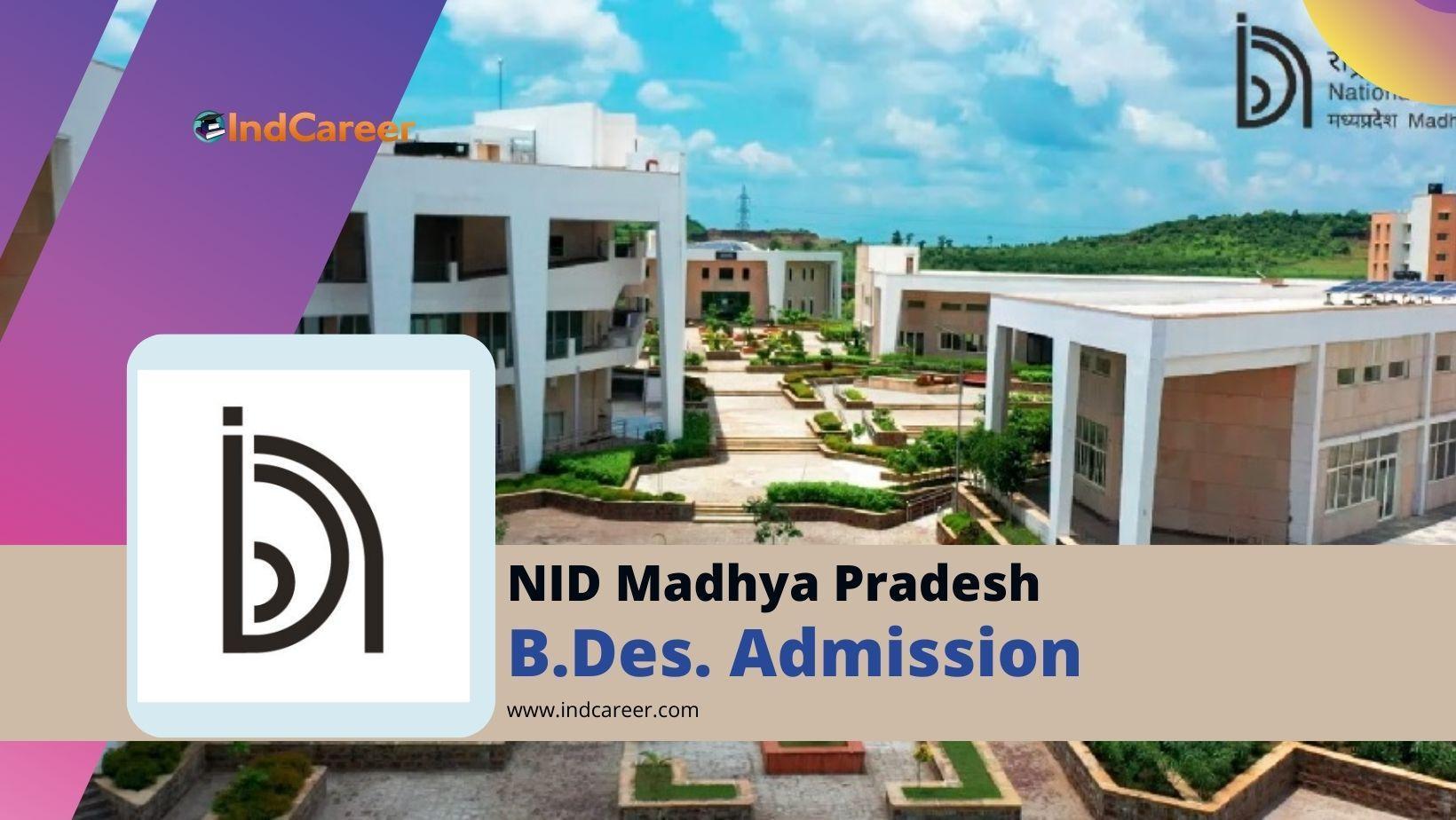 NID Madhya Pradesh B.Des. Admission