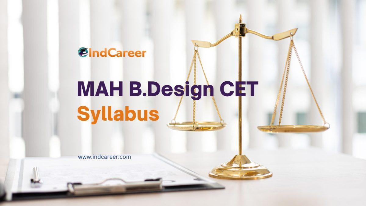 MAH B.Design CET Syllabus