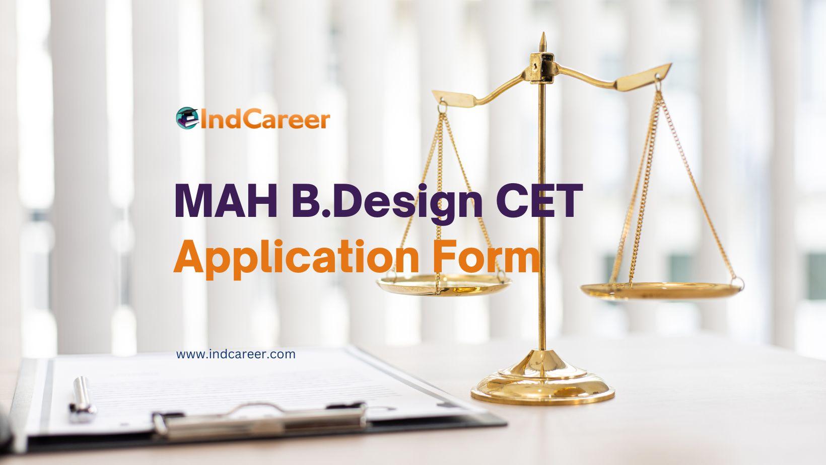 MAH B.Design CET Application Form