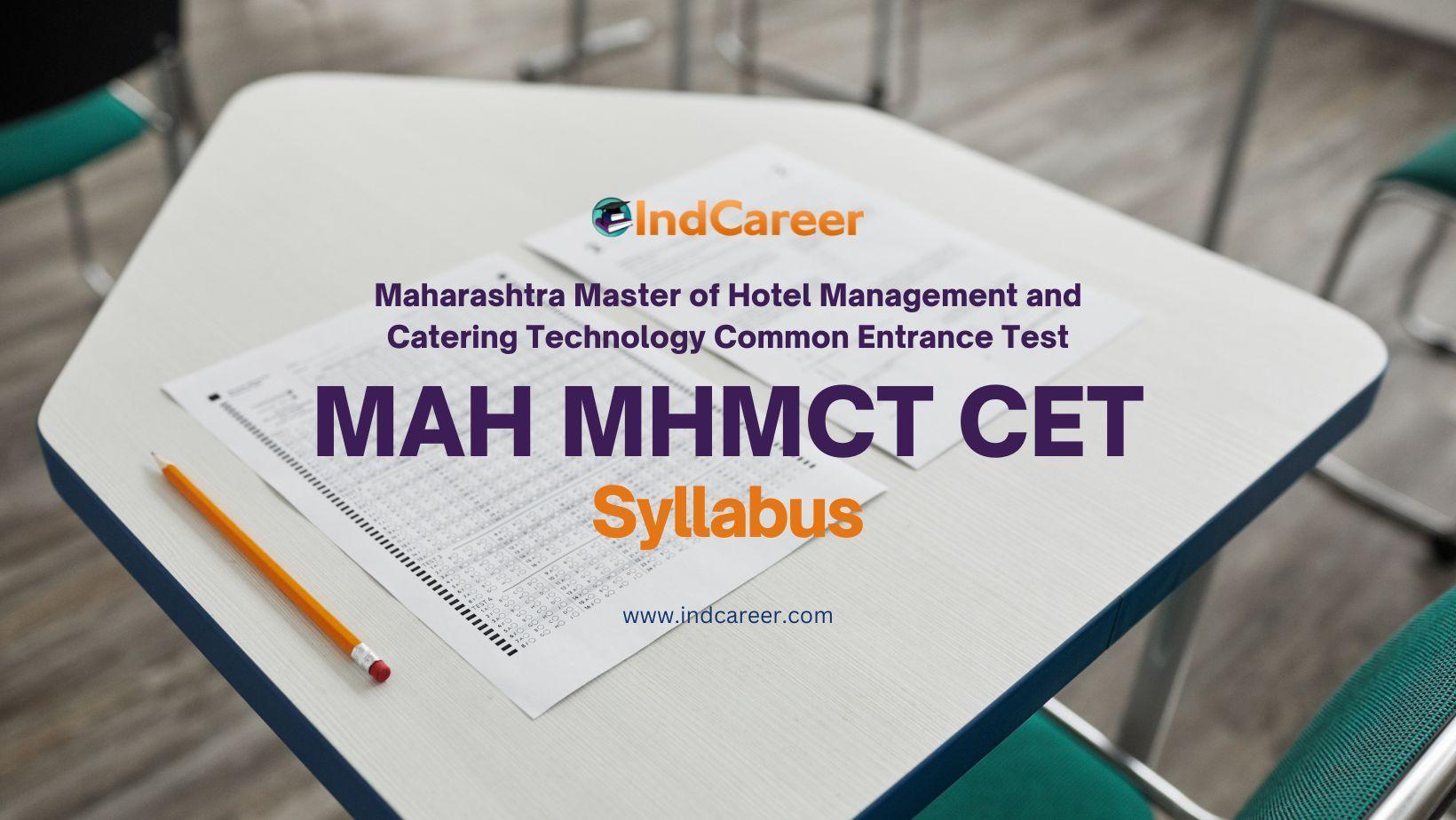 MAH MHMCT CET Syllabus, Download PDF