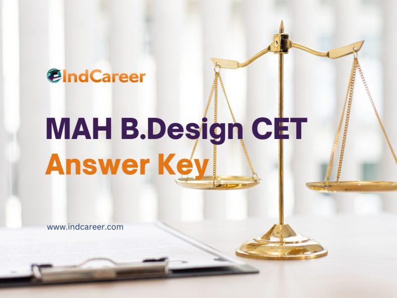 MAH B.Design CET Answer Key