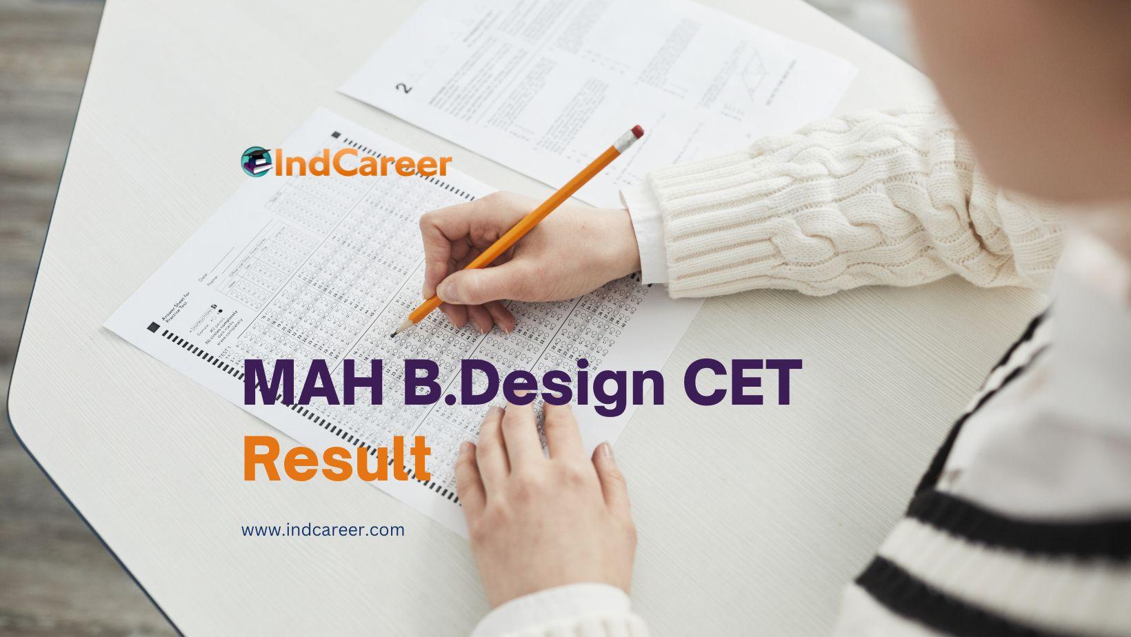 MAH B.Design CET Result