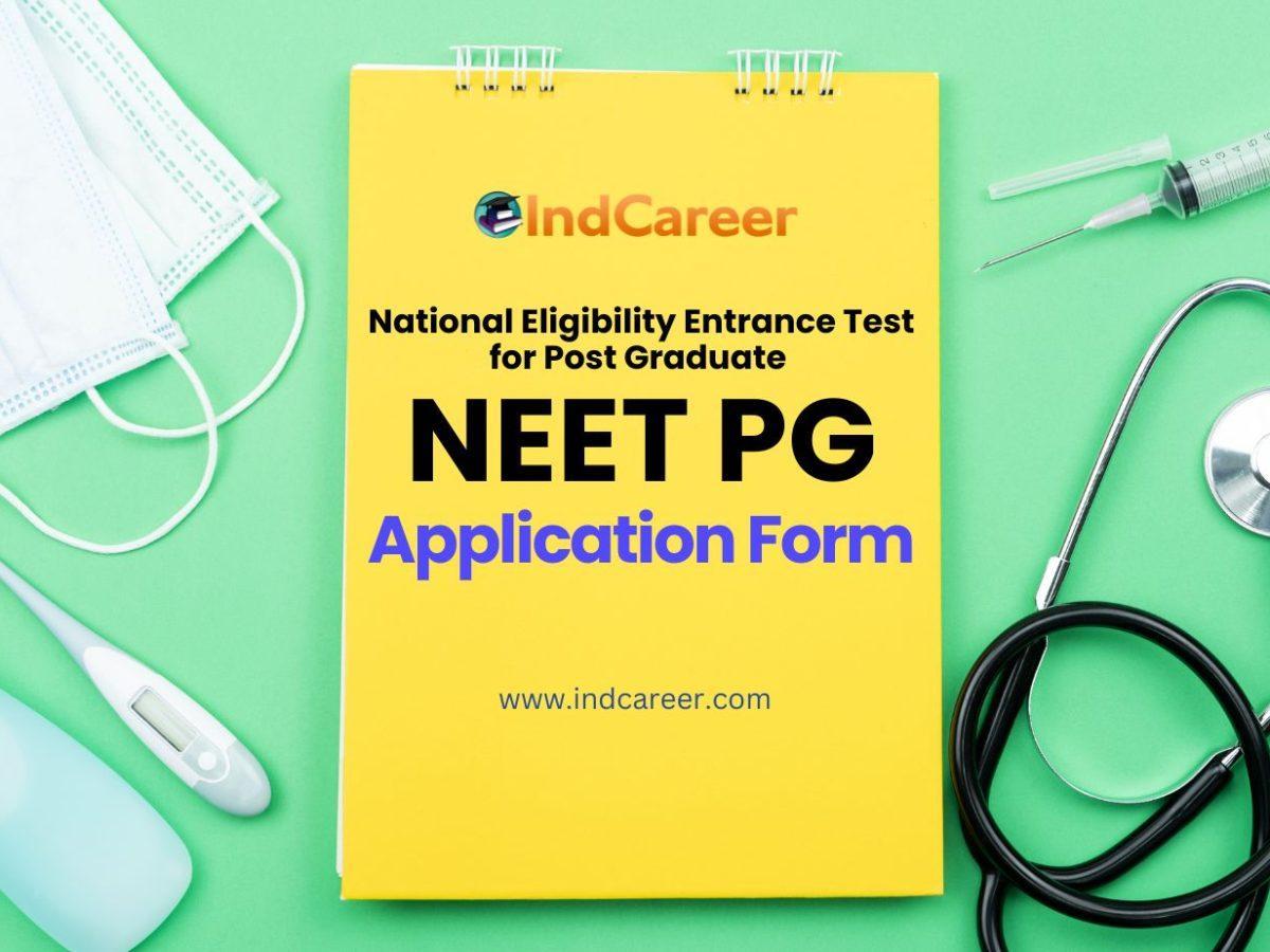 NEET PG 2026 Application Form – Apply Online