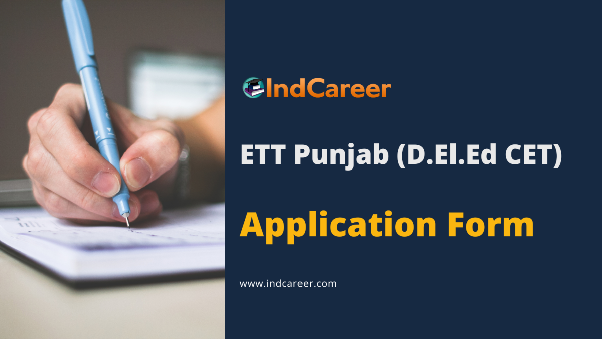 ETT Punjab (D.El.Ed CET) Application Form