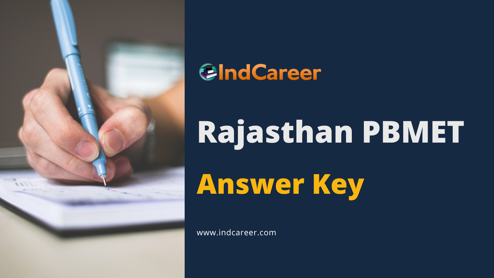 Rajasthan PBMET Answer Key