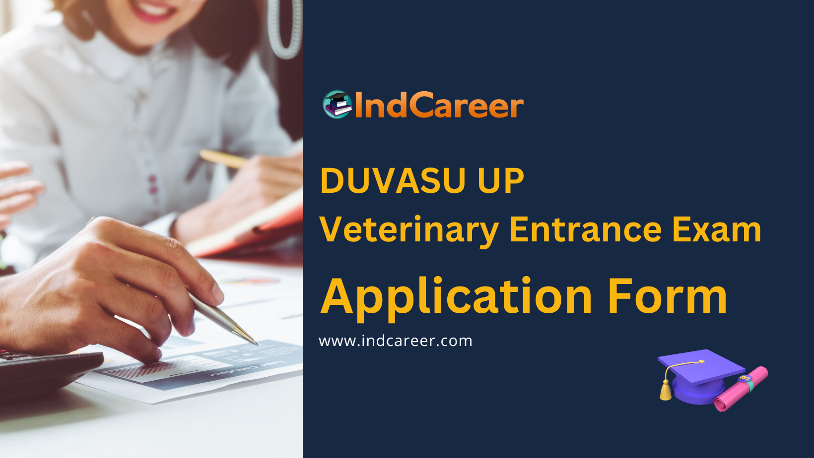 DUVASU UP Veterinary Entrance Exam Application Form