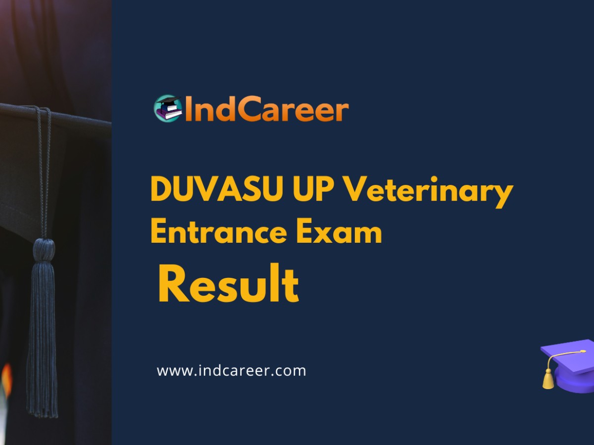 DUVASU UP Veterinary Entrance Exam Result