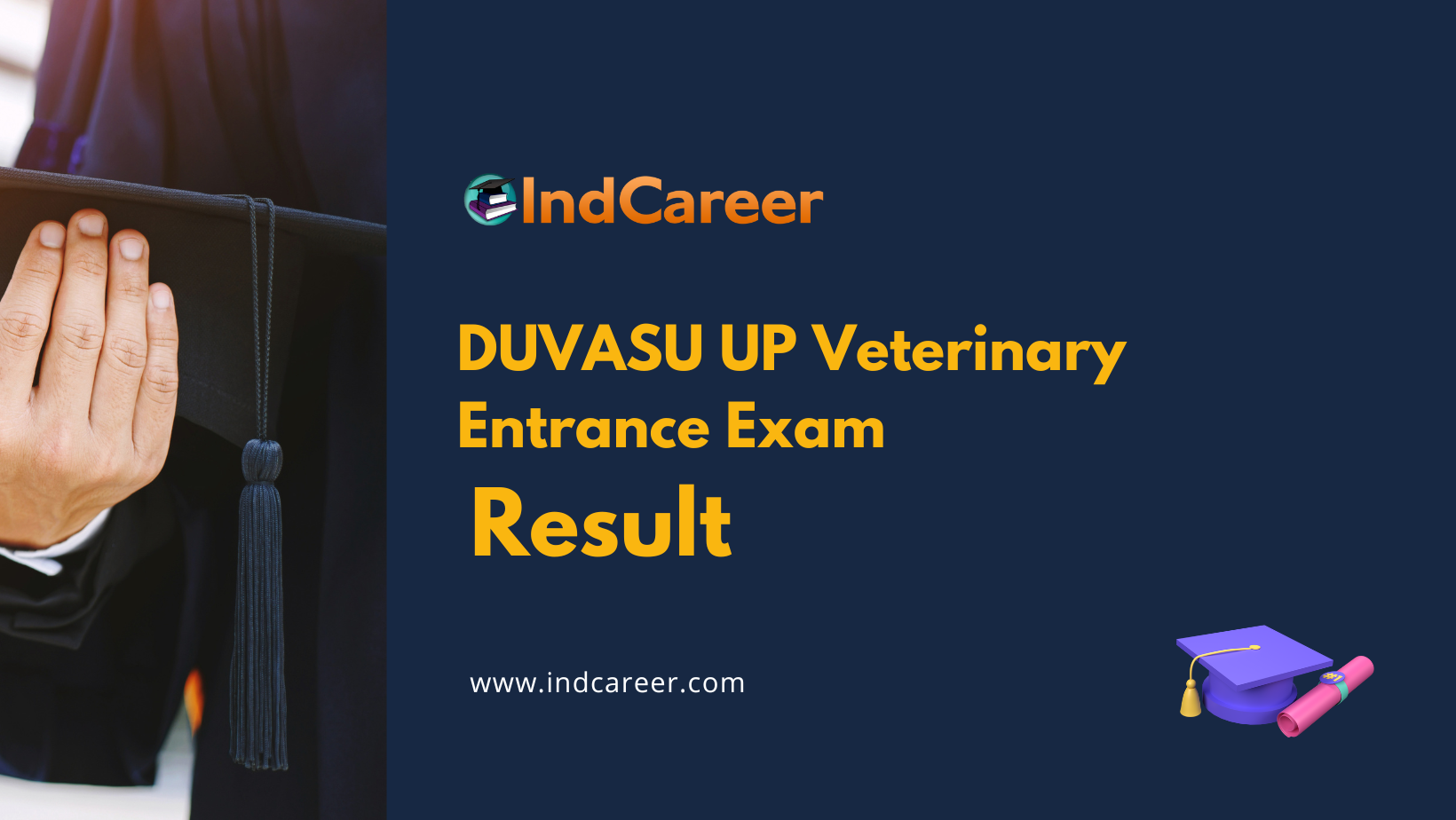 DUVASU UP Veterinary Entrance Exam Result IndCareer