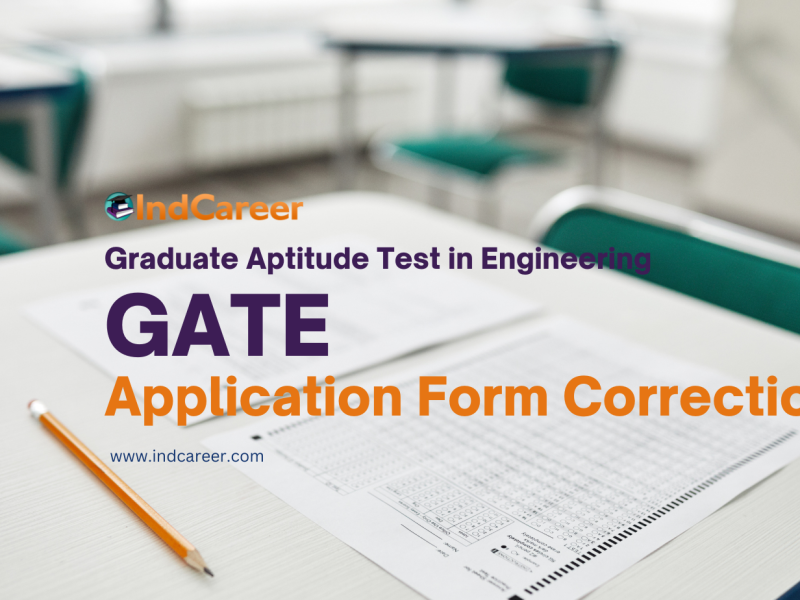 GATE Application Form Correction