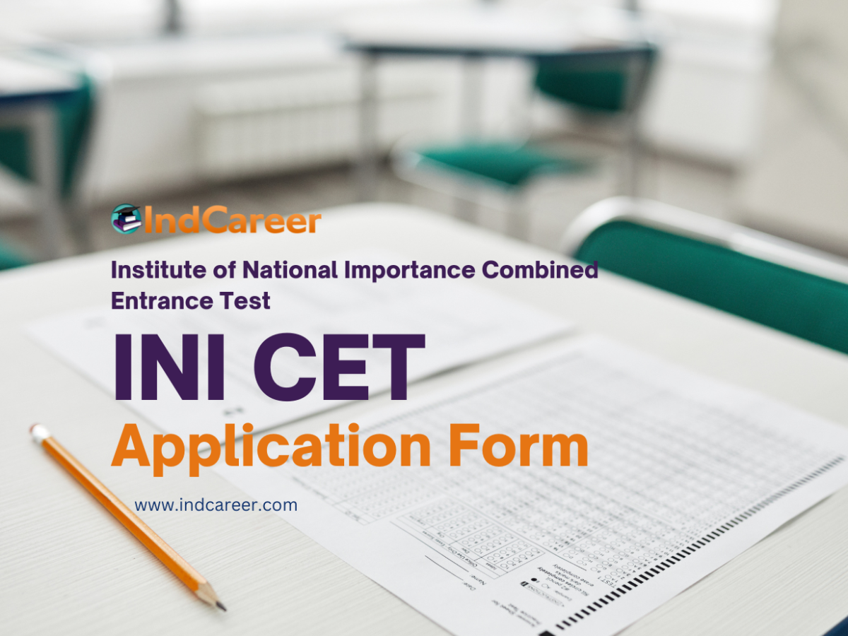 INI CET Application Form