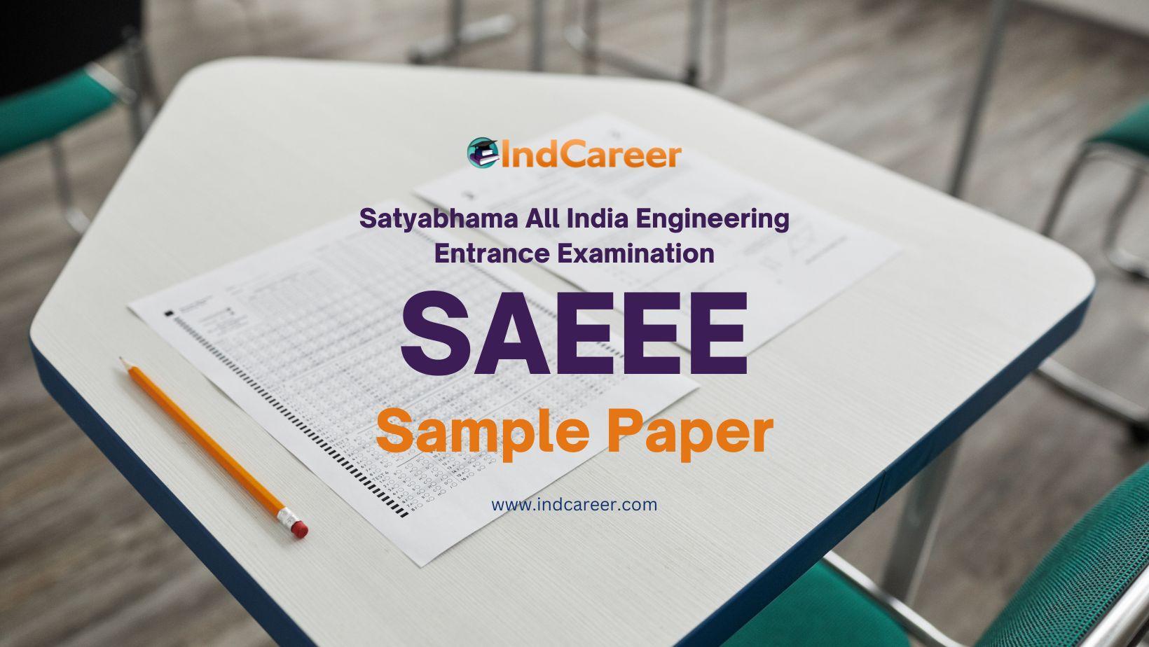 SAEEE Sample Paper