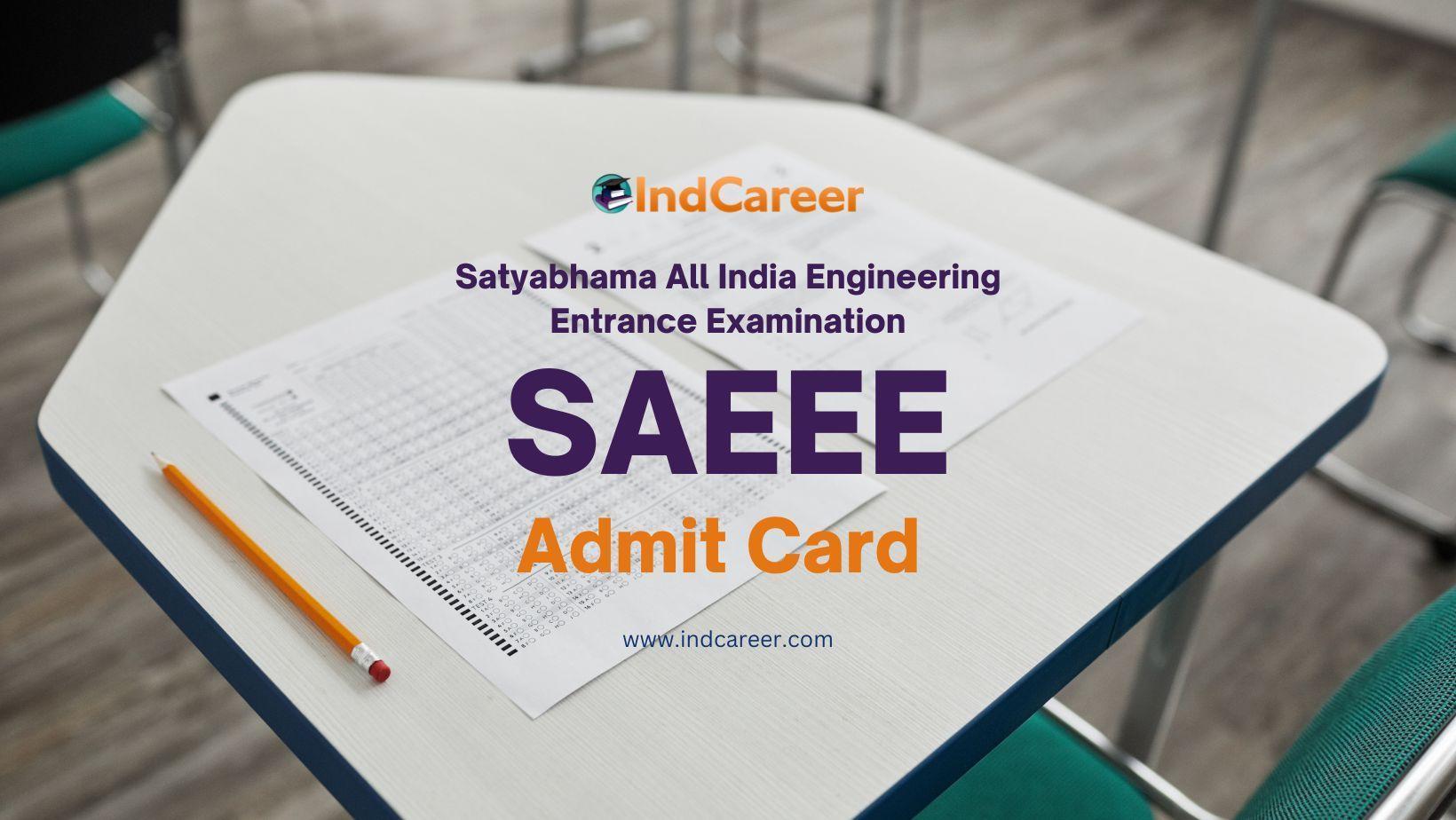 SAEEE Admit Card
