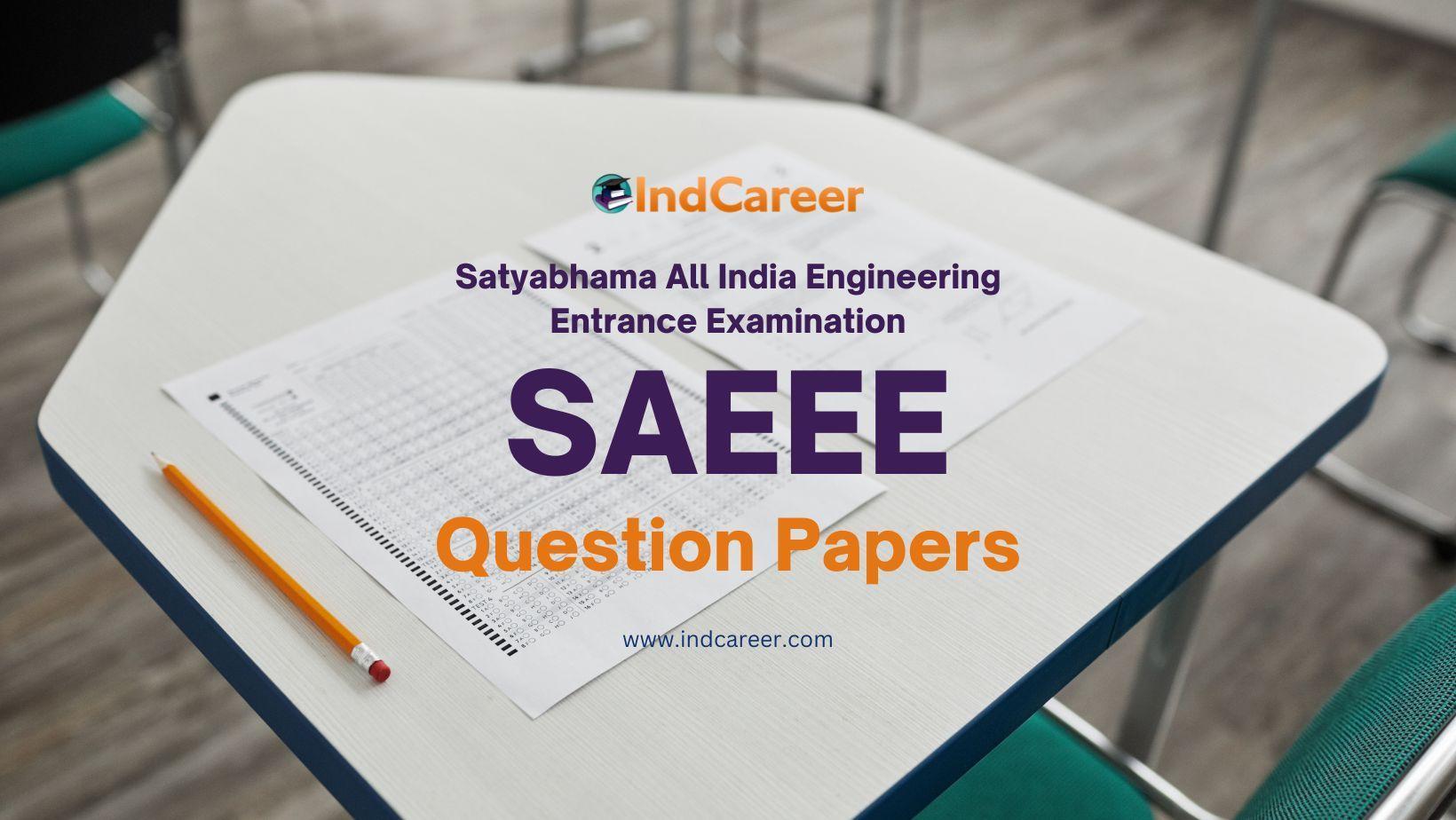 SAEEE Question Papers