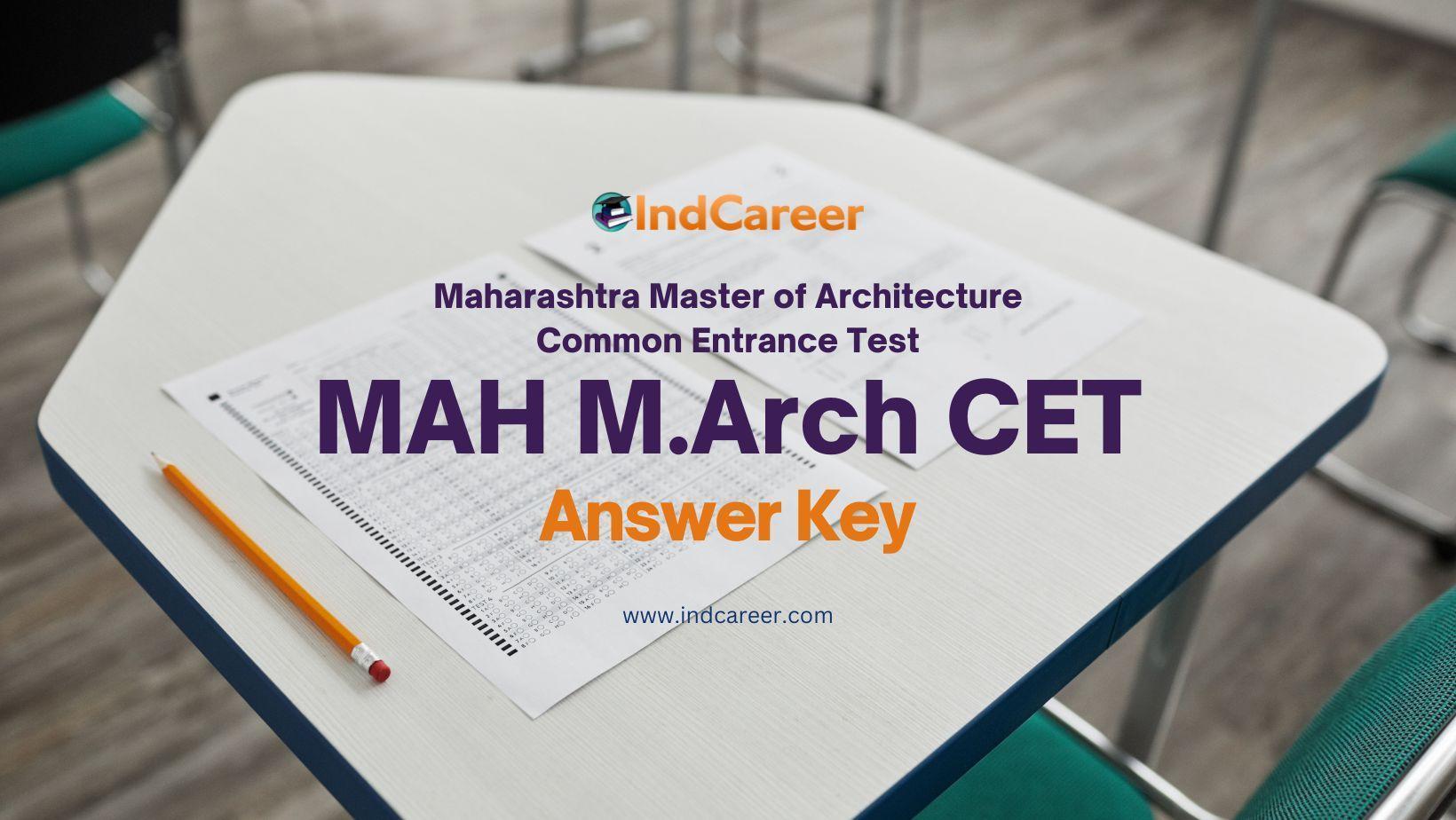 MAH M.Arch CET Answer Key