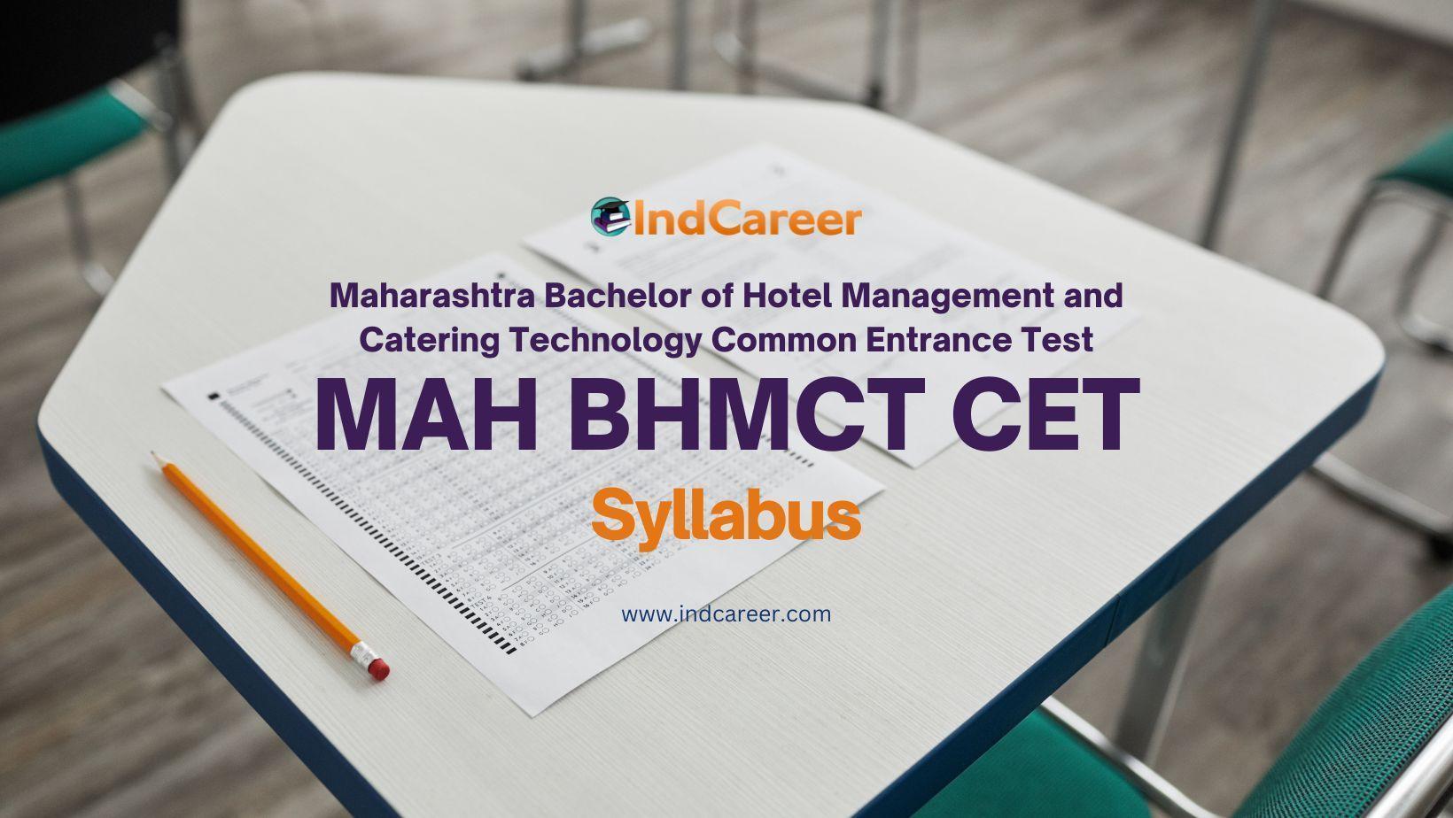 MAH BHMCT CET Syllabus