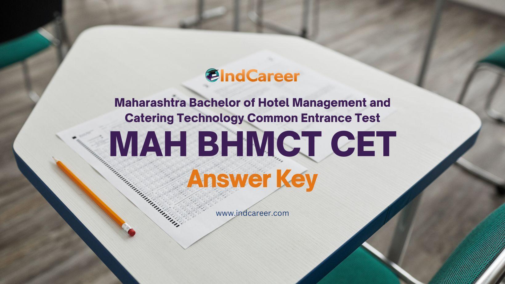 MAH BHMCT CET Answer Key