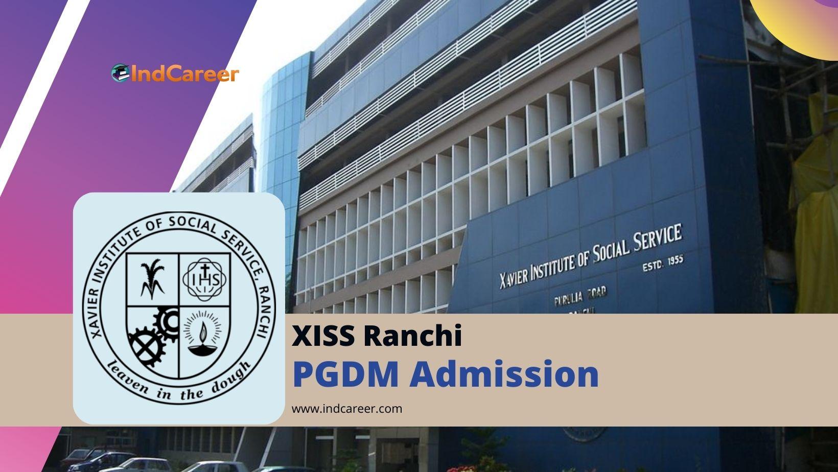XISS Ranchi PGDM Admission