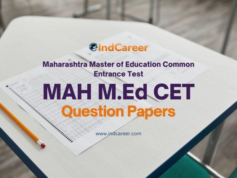 MAH M.Ed CET Question Papers
