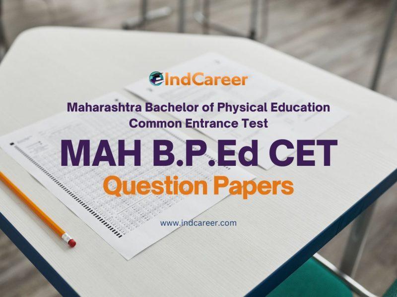 MAH B.P.Ed CET Question Papers