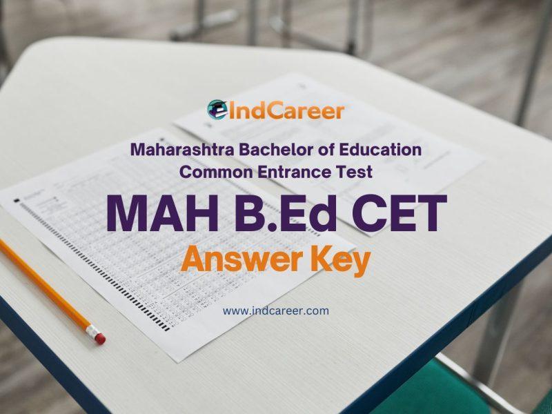 MAH B.Ed CET Answer Key