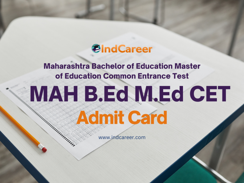 MAH B.Ed M.Ed CET Admit Card