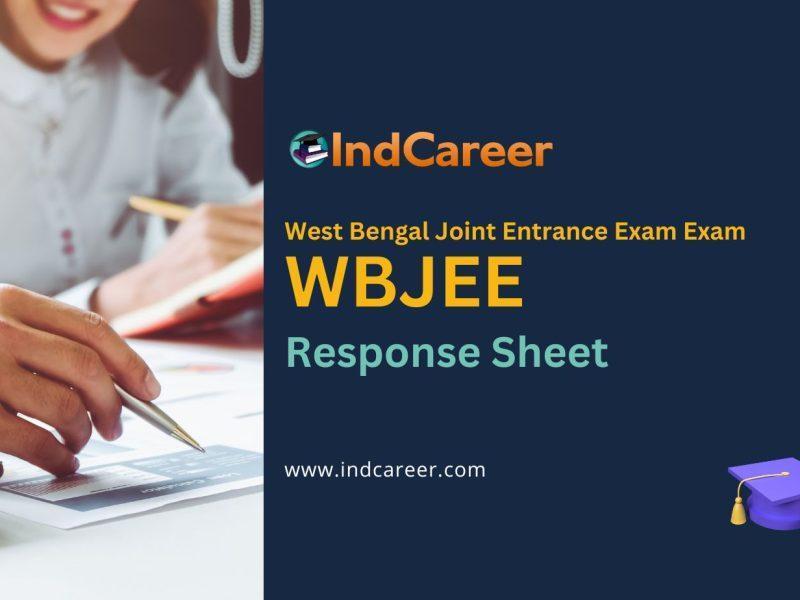 WBJEE Response Sheet