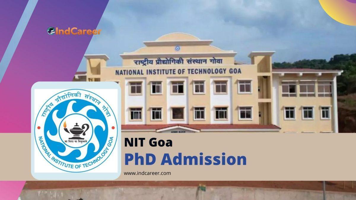 National Institute of Technology (NIT) Goa PhD Admission
